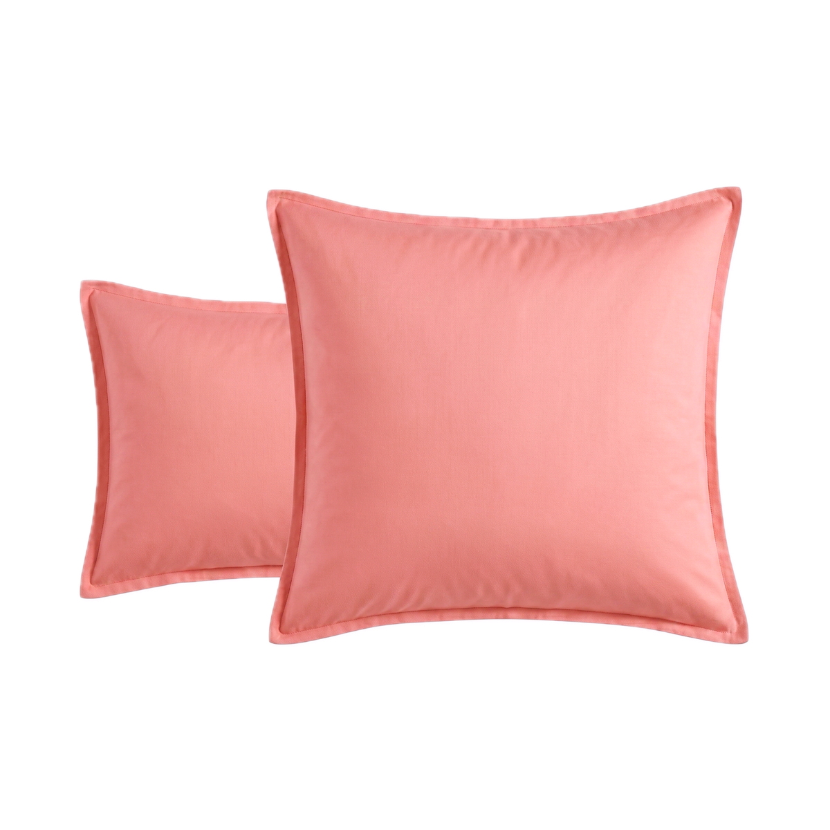 Taie d'oreiller - Satin Lavé #Couleur_TERRACOTTA 