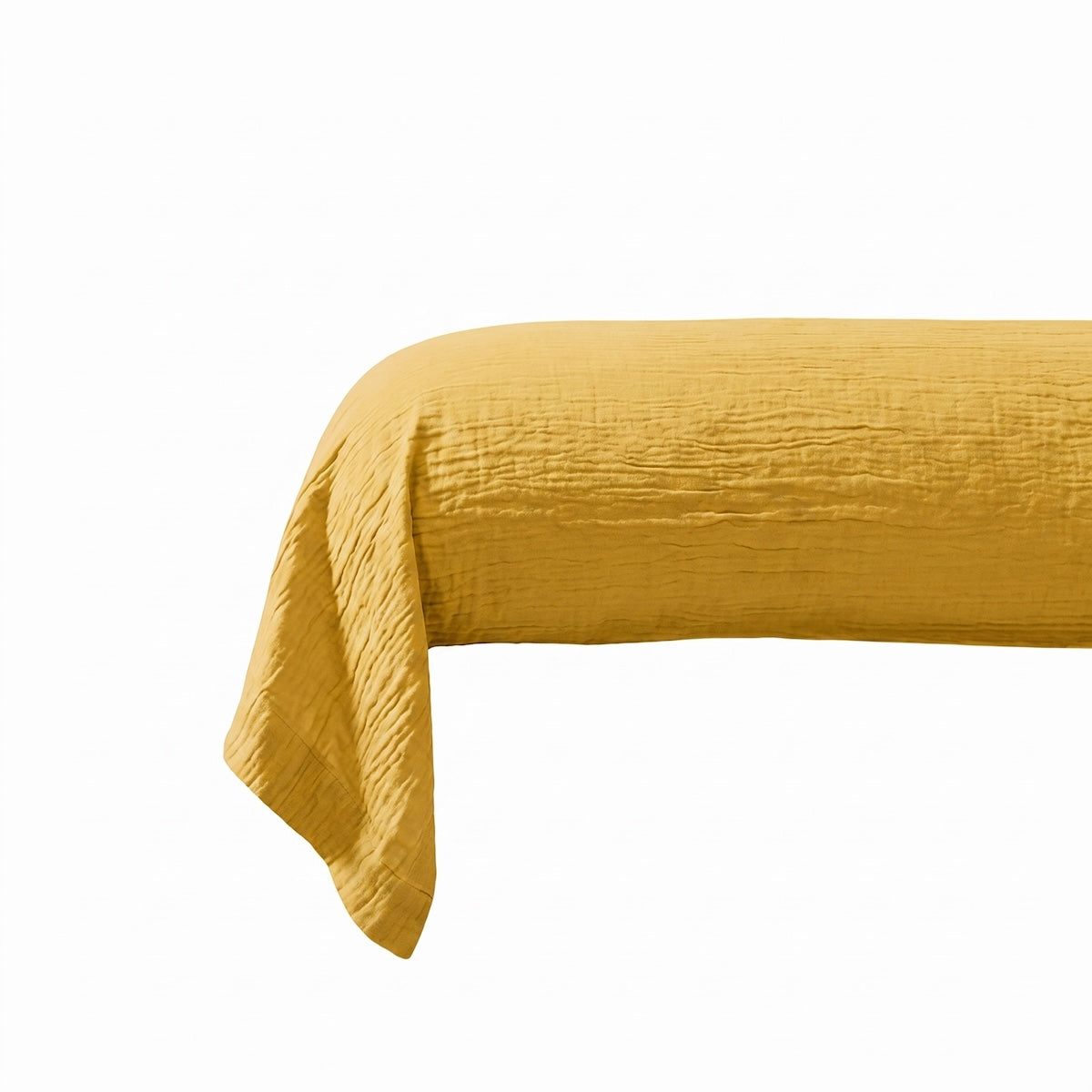 Taie de traversin - Gaze de Coton #Couleur_TOURNESOL