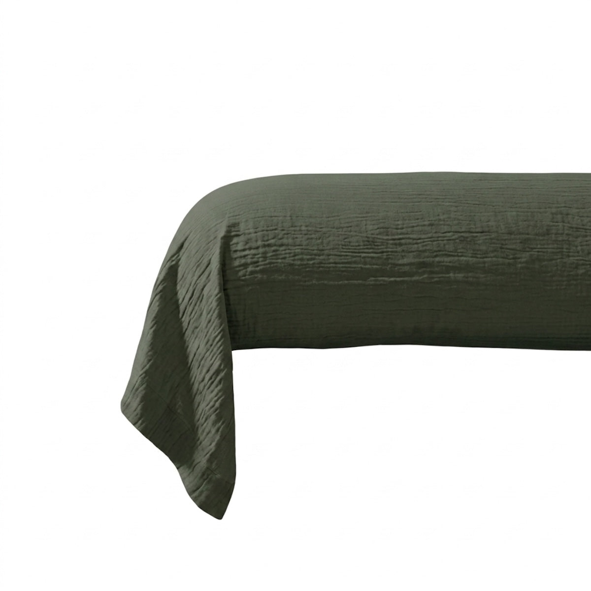 Taie de traversin - Gaze de Coton #Couleur_VERT SAPIN