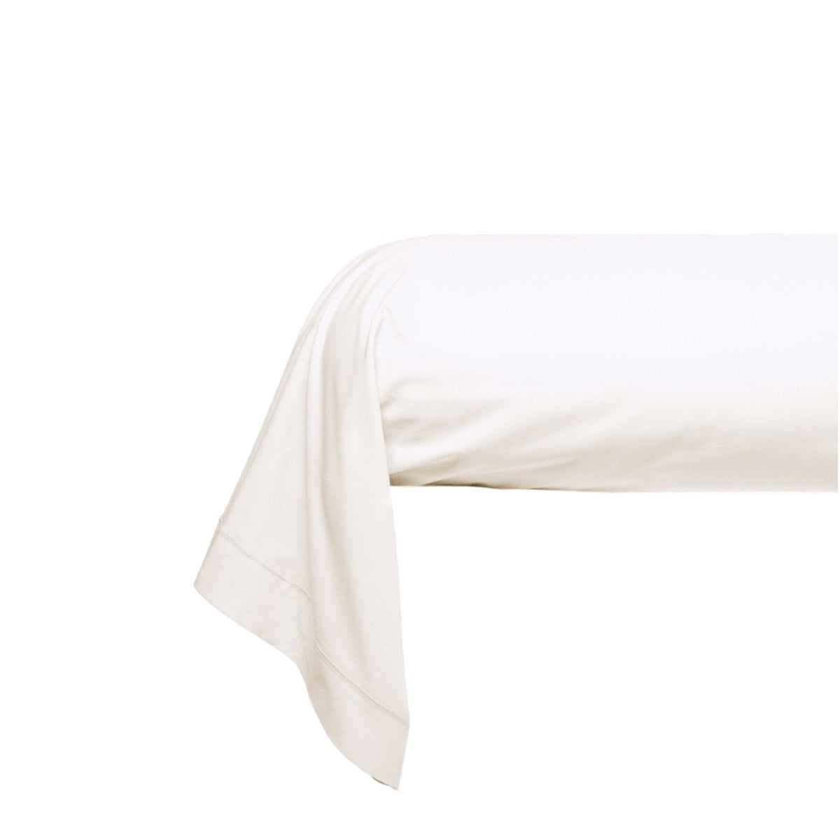 Taie de traversin - Uni Percale de coton #Couleur_NATUREL