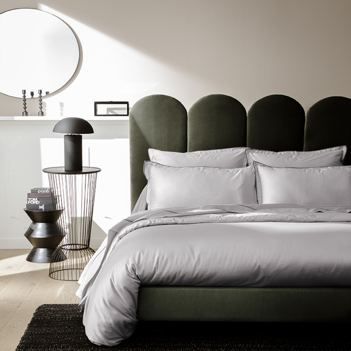 Housse Couette Opium - Perle #Couleur_ACIER
