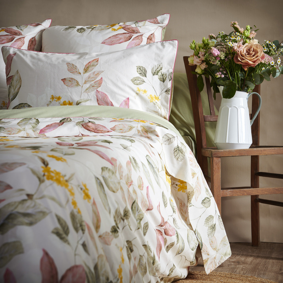 Drap plat Maria - Percale de coton