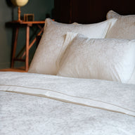 Parure de lit Magnolia - Satin de coton jacquard 120 fils/cm²